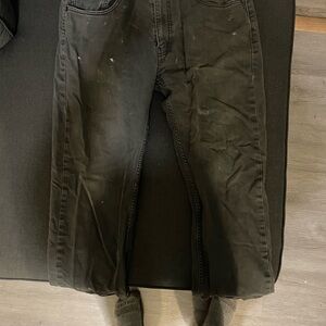 Levi's Men's Dark Charcoal Straight Jeans